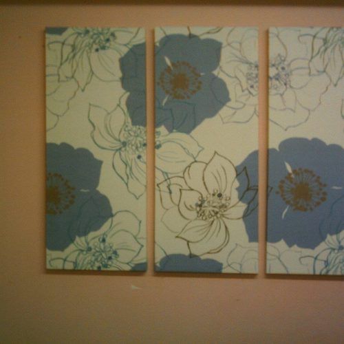 Blue And Cream Wall Art (Photo 7 of 20)