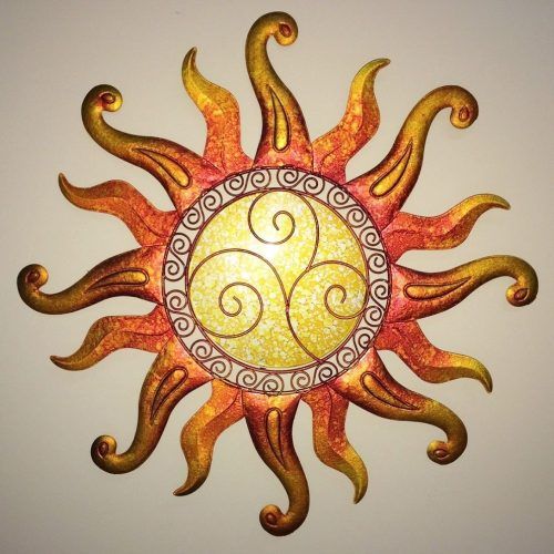 Recycled Moon And Sun Wall Decor (Photo 14 of 20)