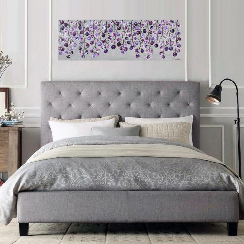 Purple And Grey Abstract Wall Art (Photo 17 of 20)