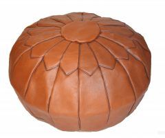 2024 Latest Brown Moroccan Inspired Pouf Ottomans