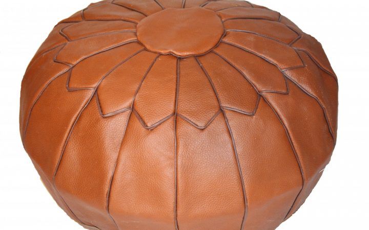 2024 Latest Brown Moroccan Inspired Pouf Ottomans