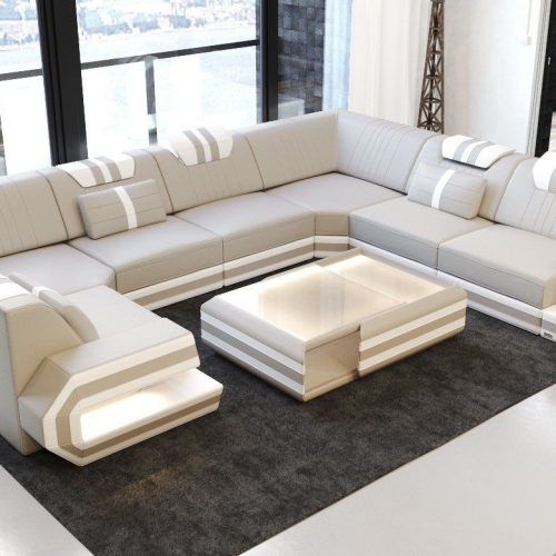 Modern U-Shaped Sectional Couch Sets (Photo 14 of 20)
