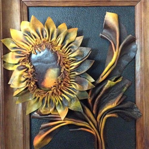 Sunflower Metal Framed Wall Art (Photo 1 of 20)