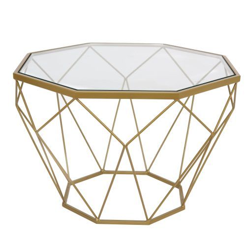 Octagon Glass Top Coffee Tables (Photo 11 of 20)
