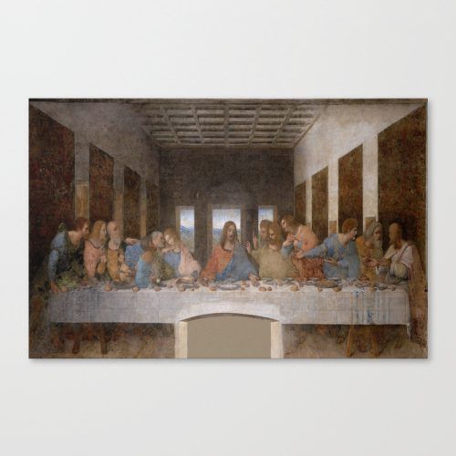 Blended Fabric Leonardo Davinci The Last Supper Wall Hangings (Photo 14 of 20)