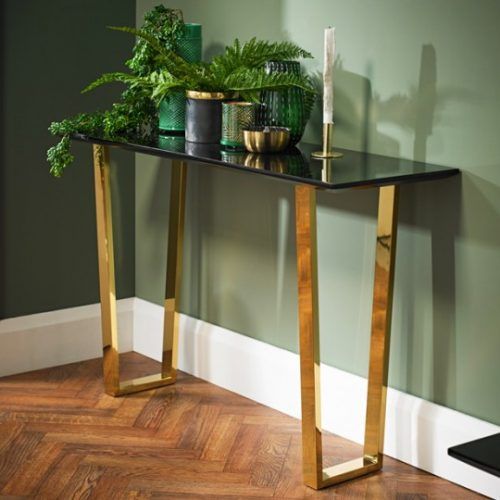 Black And Gold Console Tables (Photo 10 of 20)