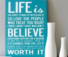 15 Best Inspirational Quote Canvas Wall Art