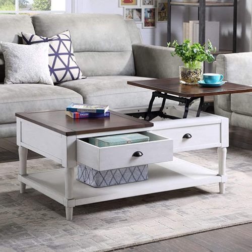Lift Top Coffee Tables With Storage Drawers (Photo 12 of 20)