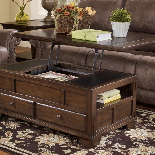Lift Top Coffee Tables With Storage Drawers (Photo 1 of 20)