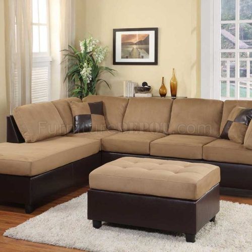 Sofas With Ottomans In Brown (Photo 4 of 20)