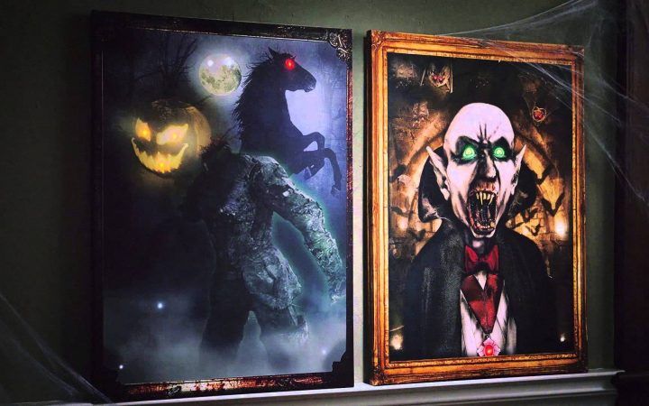 2024 Best of Halloween Led Canvas Wall Art