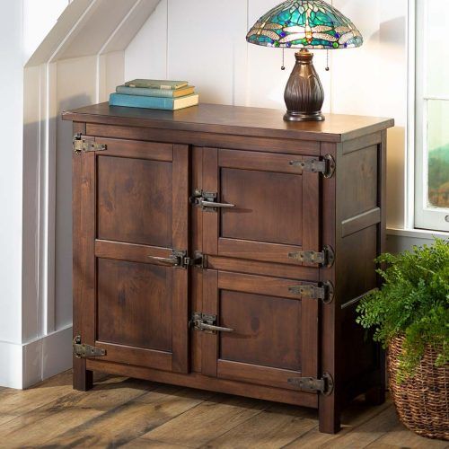 Walnut Wood Storage Trunk Console Tables (Photo 5 of 20)