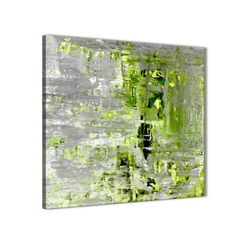 Lime Green Abstract Wall Art (Photo 7 of 20)