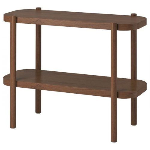 Warm Pecan Console Tables (Photo 7 of 20)