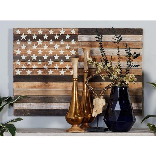 Wooden American Flag Wall Art (Photo 10 of 20)