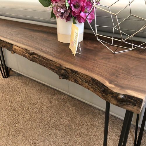 Hand-Finished Walnut Console Tables (Photo 1 of 20)
