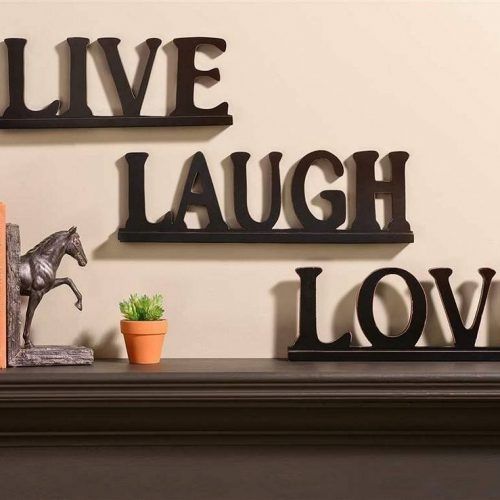 Live Love Laugh Metal Wall Decor (Photo 5 of 25)