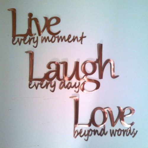 Live Love Laugh Metal Wall Decor (Photo 6 of 25)