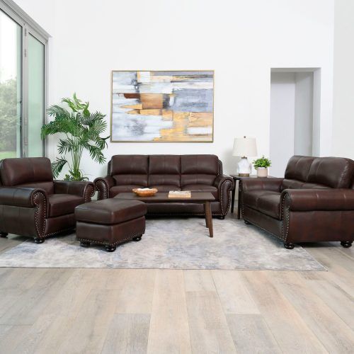 Traditional 3-Seater Faux Leather Sofas (Photo 14 of 20)