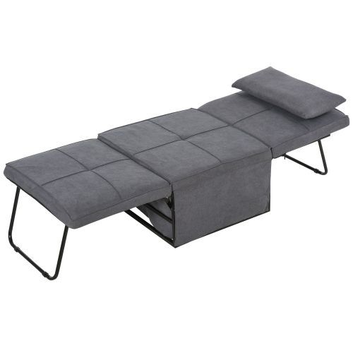 4-In-1 Convertible Sleeper Chair Beds (Photo 3 of 20)