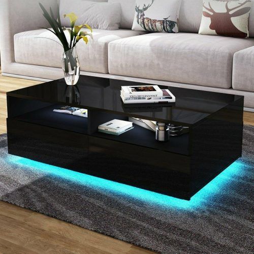 Led Coffee Tables With 4 Drawers (Photo 6 of 20)