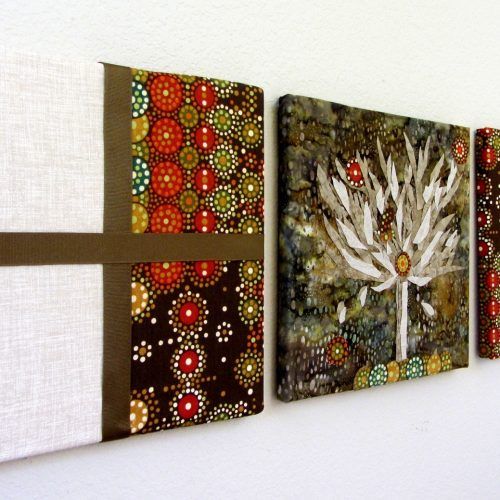 Indian Fabric Art Wall Hangings (Photo 2 of 15)