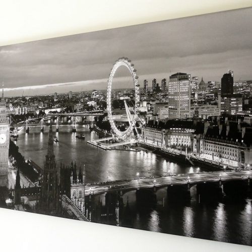 Canvas Wall Art Of London (Photo 13 of 15)