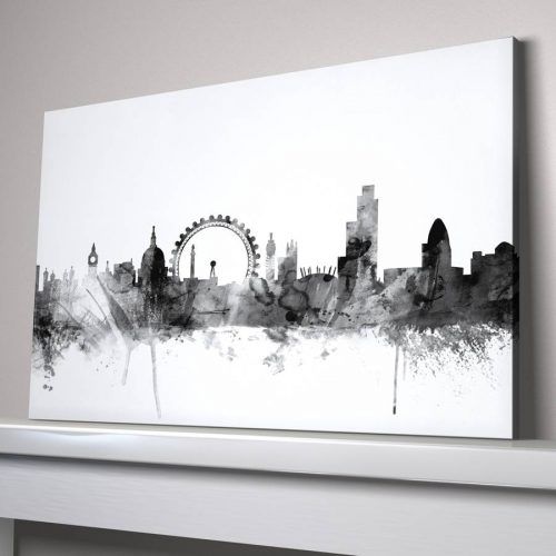 Black And White Large Canvas Wall Art (Photo 6 of 20)