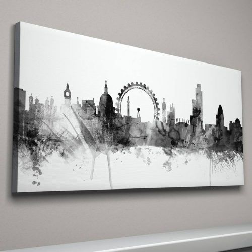 Canvas Wall Art Of London (Photo 5 of 15)