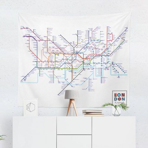 London Tube Map Wall Art (Photo 5 of 20)