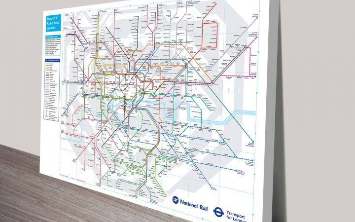 20 Ideas of London Tube Map Wall Art