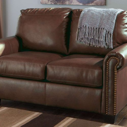 Faux Leather Sofas In Chocolate Brown (Photo 8 of 20)