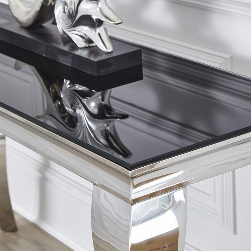 Glass And Pewter Console Tables (Photo 14 of 20)