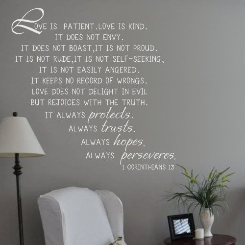 Love Is Patient Wall Art (Photo 13 of 20)