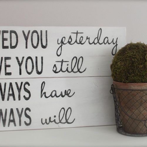 Wood Wall Art Quotes (Photo 9 of 20)