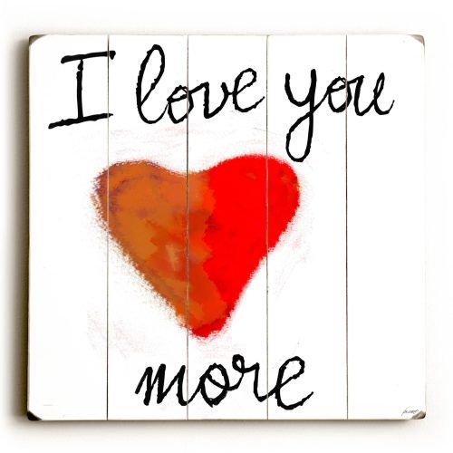 'Love You More' Wood Wall Decor (Photo 11 of 20)