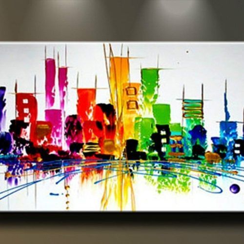 Modern Abstract Painting Wall Art (Photo 16 of 20)