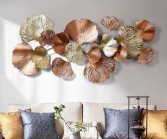 20 Collection of Pierced Metal Leaf Wall Art