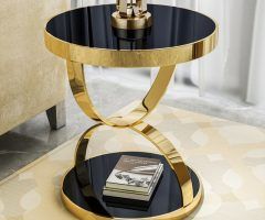 The Best Black Round Glass-top Console Tables