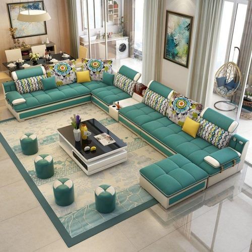Modern U-Shaped Sectional Couch Sets (Photo 3 of 20)