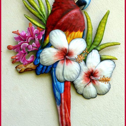 Bird Macaw Wall Sculpture (Photo 10 of 20)