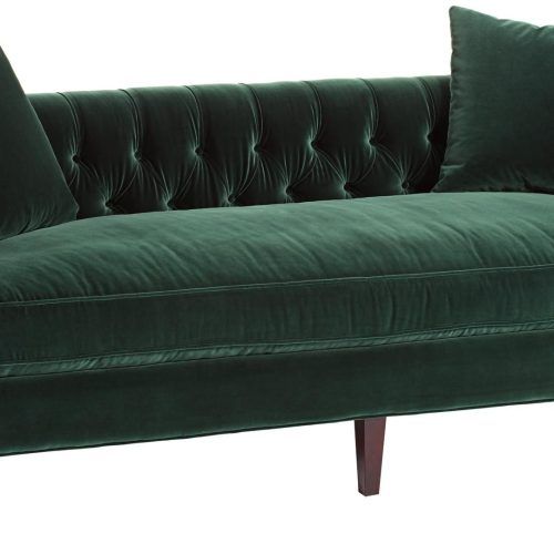 75" Green Velvet Sofas (Photo 6 of 20)
