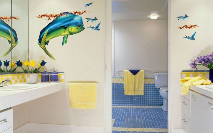 30 Best Ideas Fish Decals for Bathroom