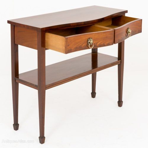 2-Drawer Oval Console Tables (Photo 9 of 20)