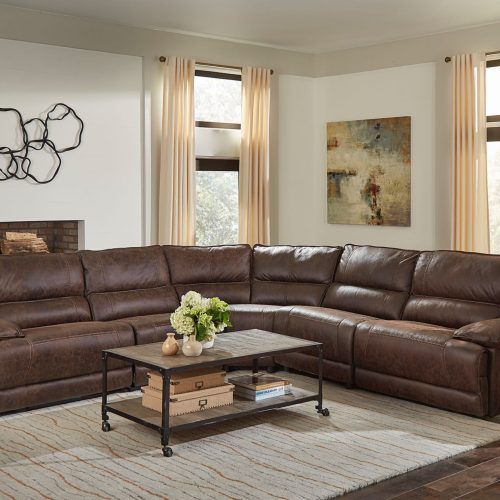Faux Leather Sectional Sofa Sets (Photo 6 of 21)