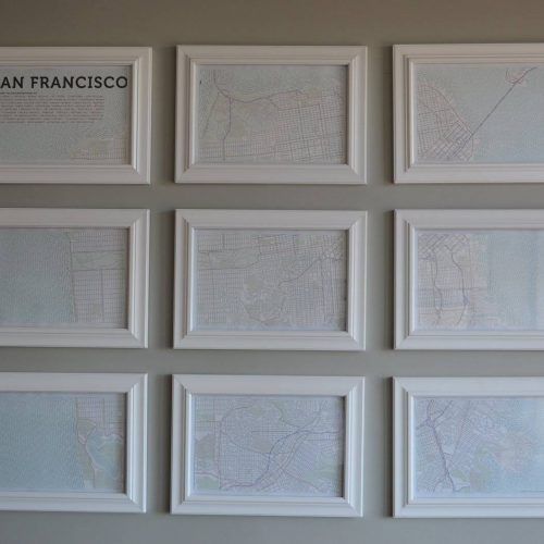 San Francisco Map Wall Art (Photo 3 of 20)