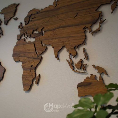 Wooden World Map Wall Art (Photo 16 of 20)