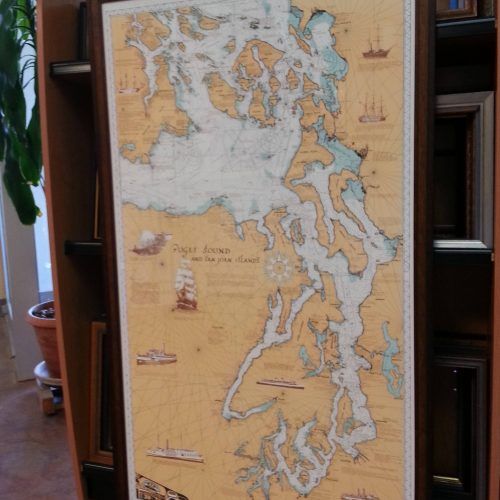 Nautical Map Wall Art (Photo 7 of 20)