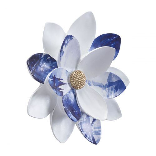 2 Piece Multiple Layer Metal Flower Wall Decor Sets (Photo 3 of 20)