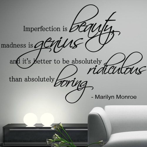 Marilyn Monroe Wall Art Quotes (Photo 2 of 25)